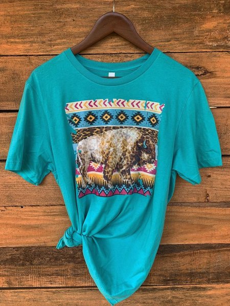 

Casual O-Neck Short Sleeve Shirts & Tops, Green, T-shirts