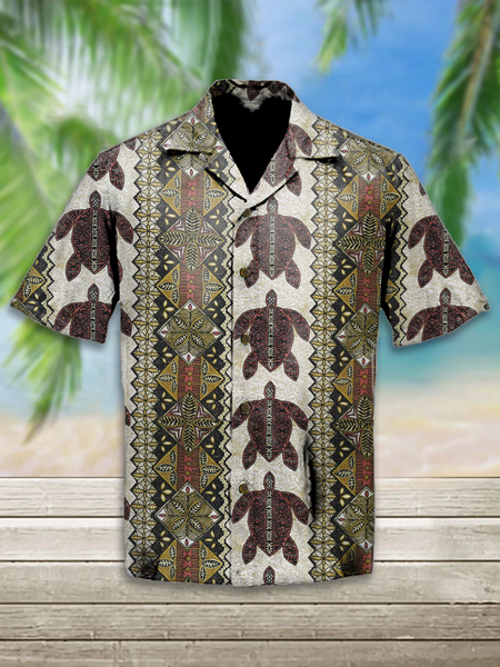 Animal Casual Shirts & Tops, Brown, Blouses&Shirts