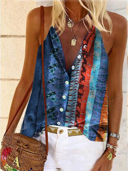 

Cold Shoulder V Neck Casual Shirts & Tops, Blue, Tops