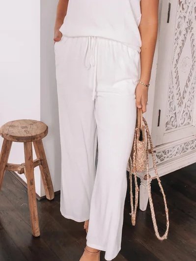 

Casuale Pantaloni, Bianco, Pants