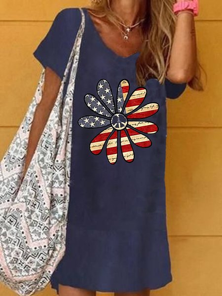

Short Sleeve Casual Dresses, Blue, Maxi Dresses