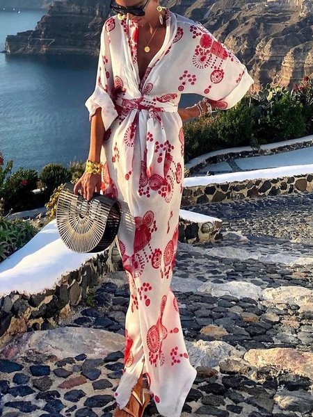 

Abito Vintage Floreale, Rosa, Dresses