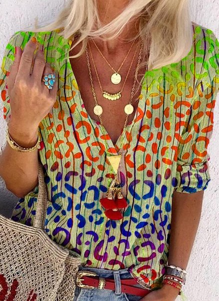 

Shift Tops, As picture, Blouses & Shirts