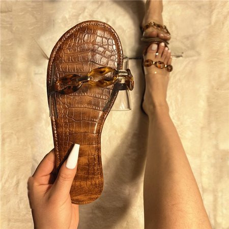 

Quotidiano Sandali, Trasparente, Slippers