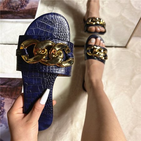 

Summer Holiday Boho Sandals, Navy blue, Sandals