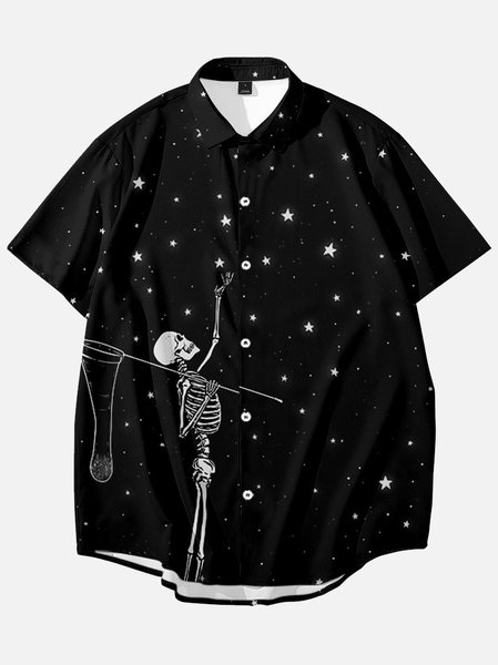 

Cotton-Blend Vintage Shirts & Tops, Black, Shirts