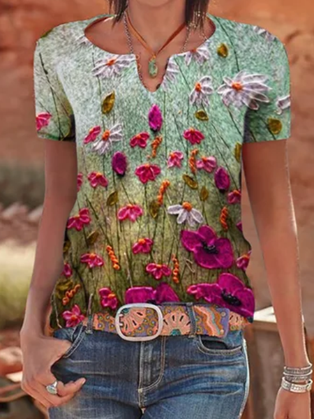 

Maniche Corte Camicie & Top, Rosso, Blouses & Shirts