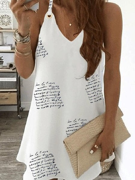 

V Neck Casual Dresses, Gray, Mini Dresses