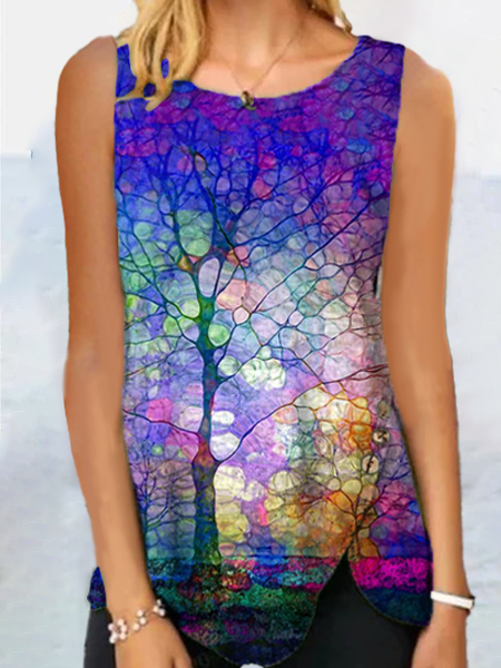 

Casuale Camicie & Top, Multicolore, Tank Top