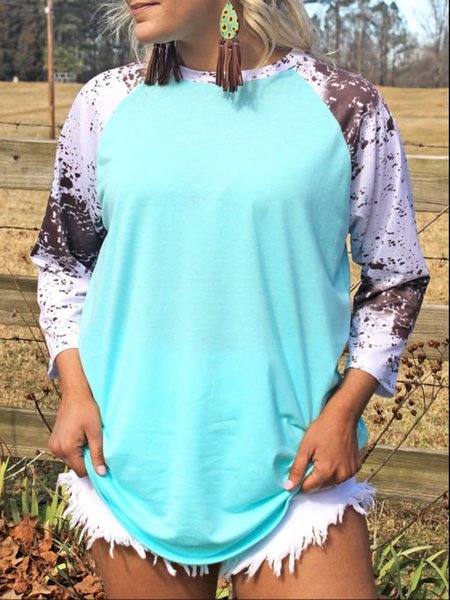 

Casual Jersey T-shirt, Turquoise, T-Shirts