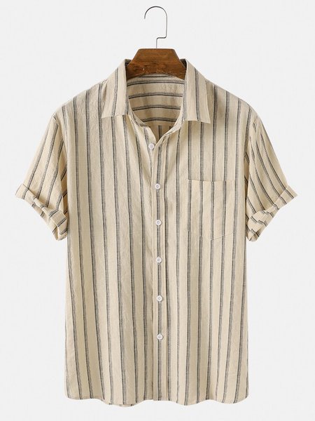 

Men's Cotton Printed Basic Shirts, Beige, Men's Floral shirt