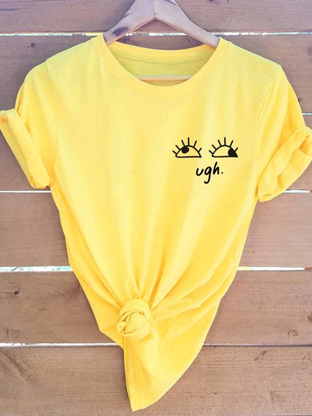 

Ugh Mood Graphic Tee, Yellow, T-shirts