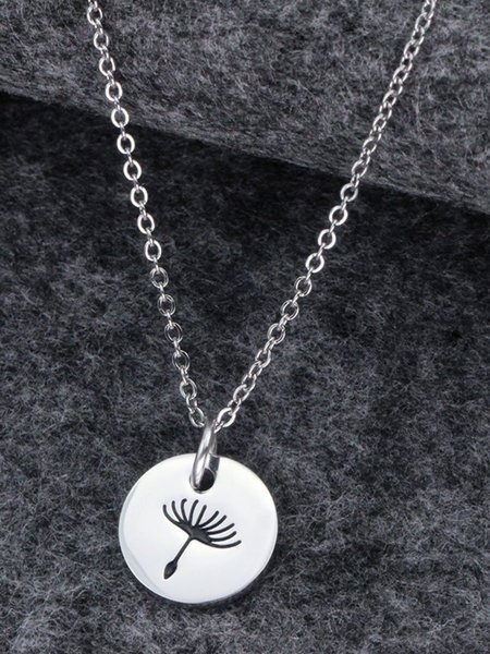 

Dandelion Titanium Steel Necklace, Tops
