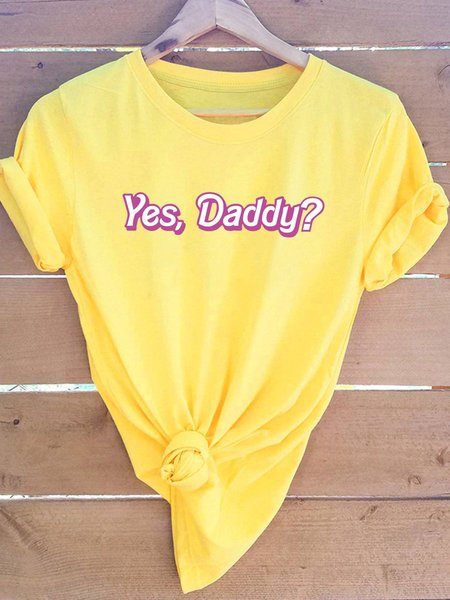 

Yes Daddy Father's Day Graphic Tee, Yellow, T-shirts