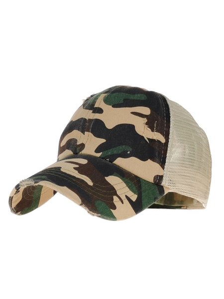 

Camouflage Baseball Cap, Tops