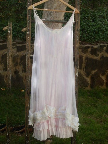 

Cotton Crew Neck Weaving Dress, As picture, Dresses