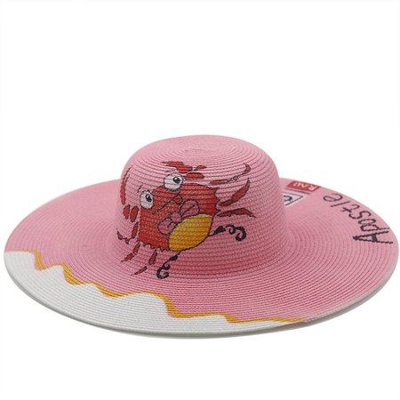 

Painted animal beach hat sun protection sun hat, Hats