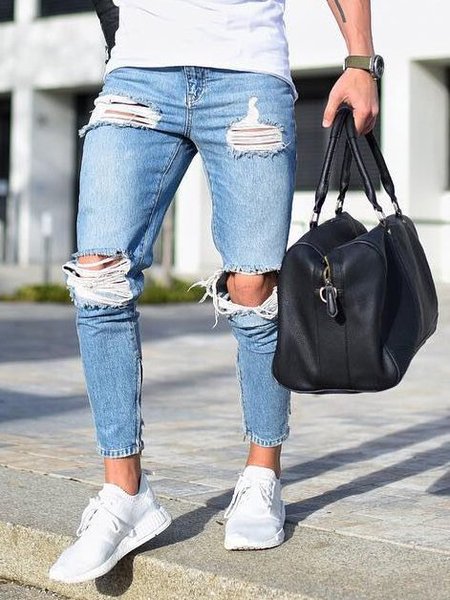 

Pants, Light blue, Pants