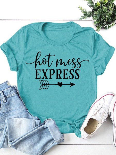 

Hot Mess Express Women's T-Shirt, Turquoise, T-shirts