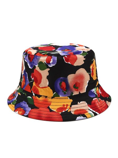 

Printed Double-Sided Visor Fisherman Hat, Hats