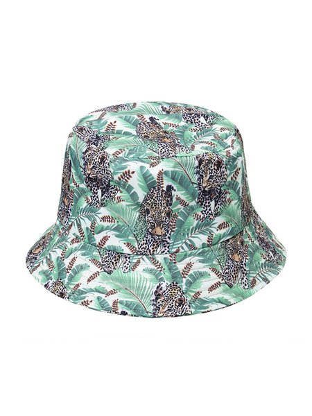 

New Leopard Print Cotton Fisherman Hat, Tiger, Hats