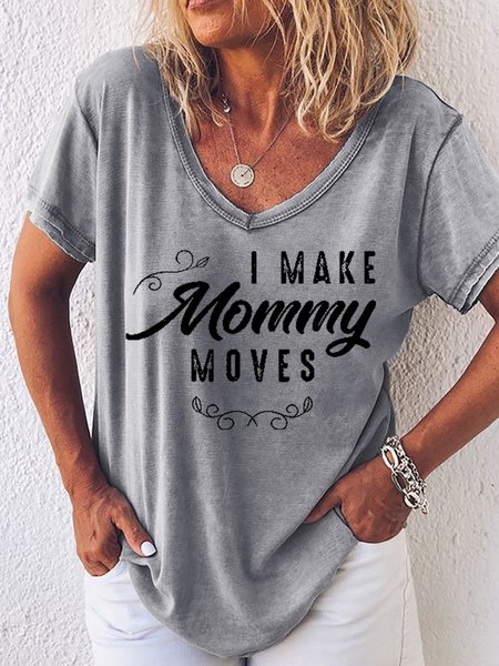 

I Make Mommy Moves Women's T-Shirt, Grey, T-shirts
