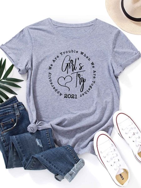 

Girls Trip 2021 Shirt, Light gray, T-shirts