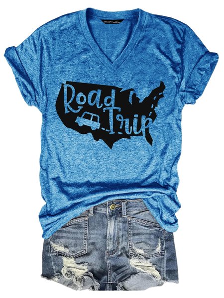 

Trip Tops, Blue, T-shirts