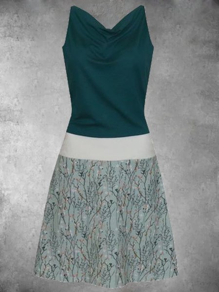 

Vintage Sleeveless Dresses, Green, Auto-Clearance