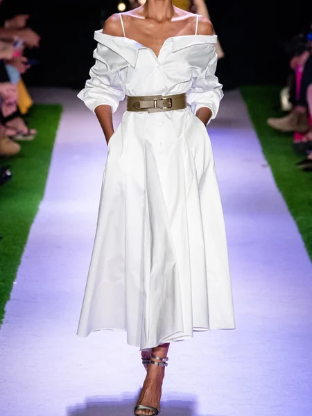 

Abito Bretelline Sottili Elegante A-line, Bianco, Dresses