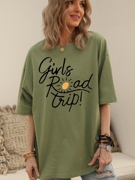 

Girl's Road Trip Women's T-Shirt, Army green, T-shirts
