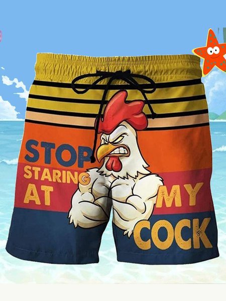 

Letter Casual Pants, As picture, Shorts