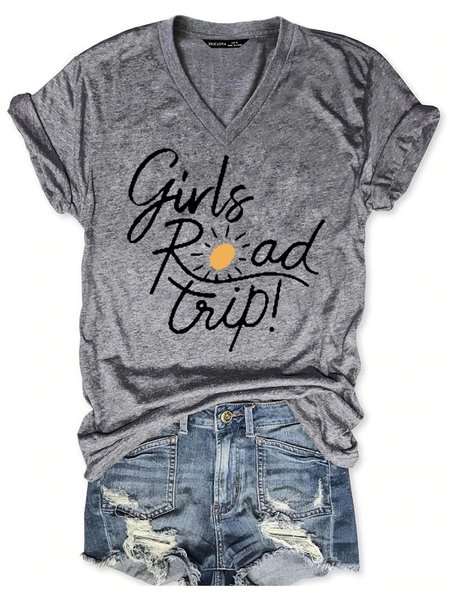 

Girls Road Trip Women's T-Shirt, Grey, T-shirts