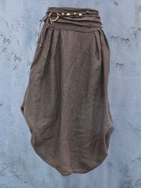 

Cotone Increspato Bozzolo Mini Gonna, Caffè chiaro, Dresses