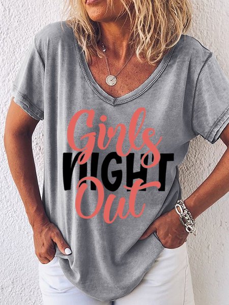 Girls Night Out Women's T-Shirt, Grey, T-shirts