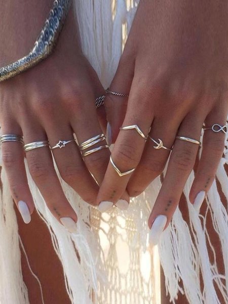 

Vintage Anelli, Set bianco, Jewelry