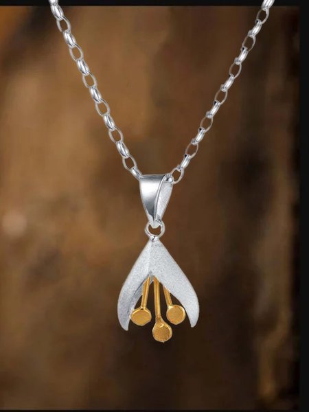 Elegant Necklace, Silver, Necklaces