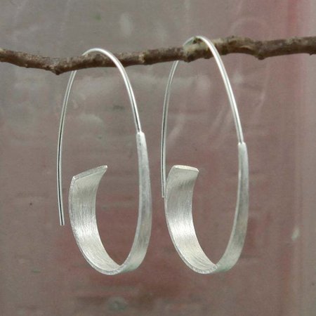 

Vintage Alloy All Season Earrings, Silver, Others