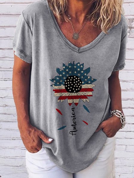 

Sunflower America Independence Day Tee, Gray, T-shirts