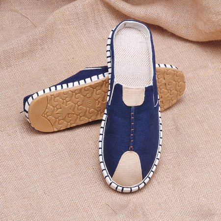 

Linen Flats, Blue, Flats