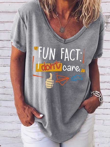

Fun Fact Women's T-Shirt, Grey, T-shirts