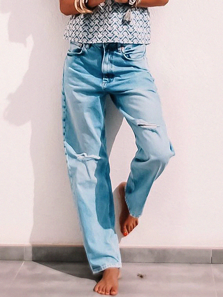 

Solido Casuale Jeans, Blu, Jeans