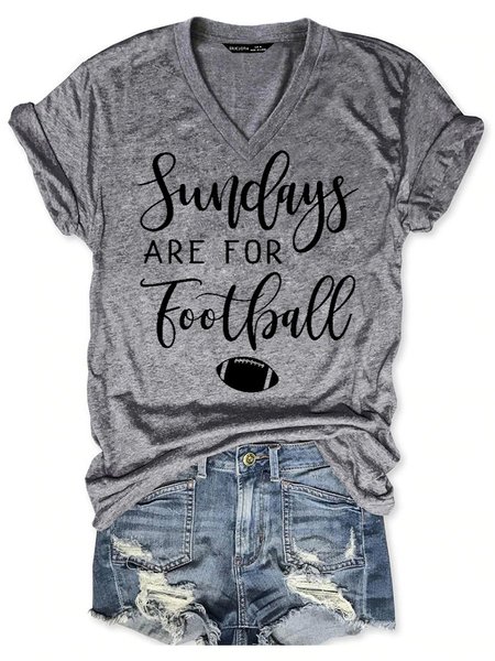 

Sundays Are For Football Women's T-Shirt, Grey, T-shirts