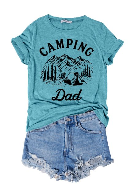 

Camping Dad Women's T-Shirt, Turquoise, T-shirts