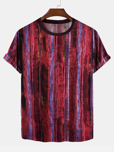 

Cotton-Blend T-shirt, Red, Men's t-shirts