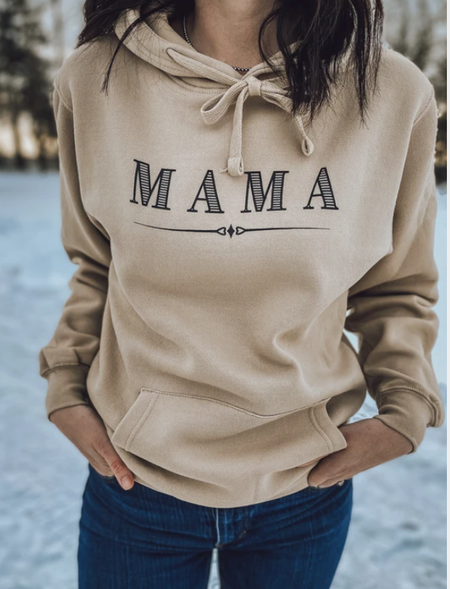 

Cotton-Blend Letter Sweatshirts, As picture, Hoodies&Sweatshirts