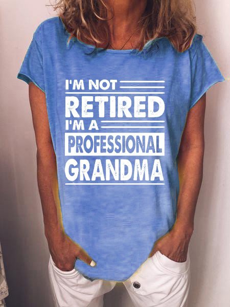 

I'm A Professional Grandma T-shirt, Blue, T-shirts
