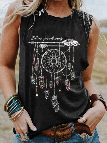 

Cotton Floral Tops, Black, Tanks & Camis