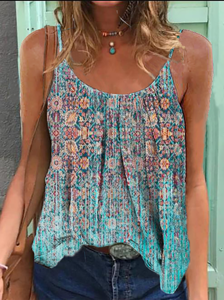 

Plus size Sleeveless Hippie Shirts & Tops, Blue, Tops