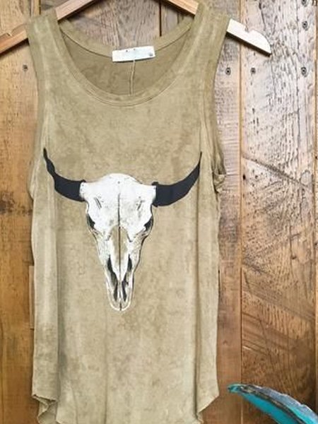 

Vintage Sleeveless Shirts & Tops, Beige, Tank Tops